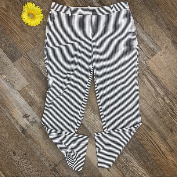 J. Crew NWT Cafe Capri Seersucker Pants Size 4